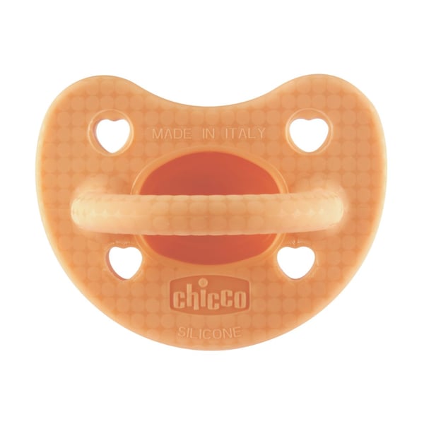 chicco-chupeta-physio-luxe-silicone-2-6m-laranja.webp