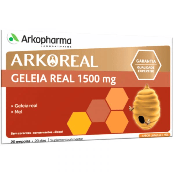 Arko Real Geleia Real 1500 mg 20 Ampolas