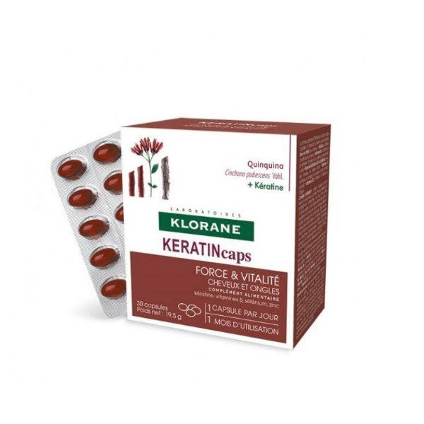 Klorane Capilar KERATINcaps 30 Cápsulas