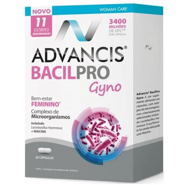 Advancis Bacilpro Gyno 20 Cápsulas