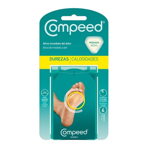 Compeed Pensos Calosidades Médias 6 Unidades