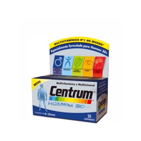 Centrum 50+ Homem 30 Comprimidos