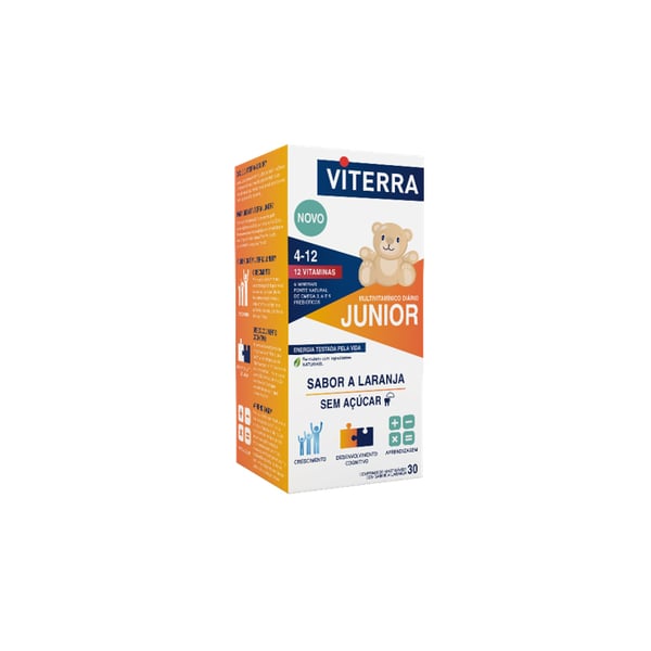 Viterra Junior 30 Chewable Tablets Orange