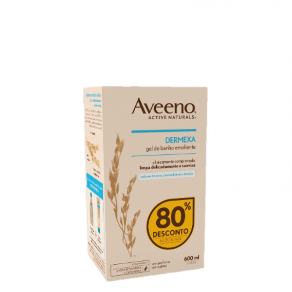Aveeno Dermexa Emollient Bath Gel Duo with 80% Discount on 2nd Pack