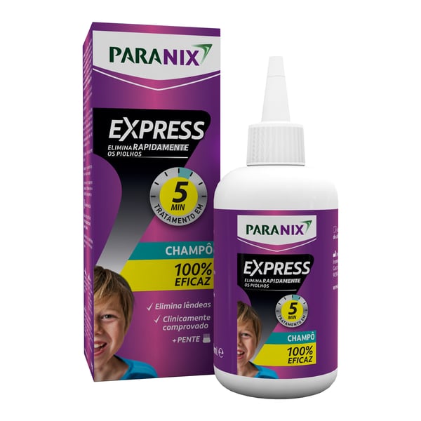 Paranix Express Champô Tratamento Piolhos, 200Ml