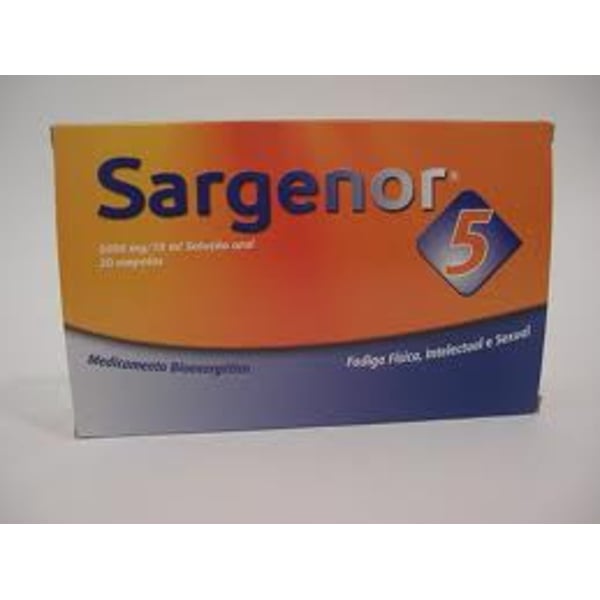 Sargenor 5 - 20 Ampolas Bebíveis