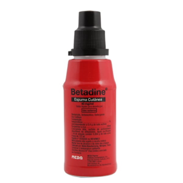 Betadine Espuma Cutânea 125 ml