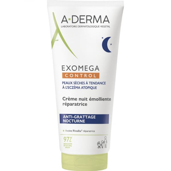 A-Derma Exomega Control Emollient Night Cream 200ml