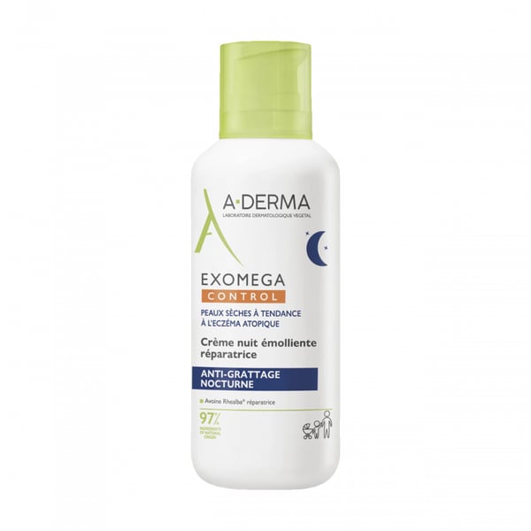 A-Derma Exomega Control Emollient Night Cream 400ml