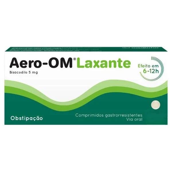 Aero-OM Laxante, 5 mg Blister 40 Comprimidos Gastrorresistentes