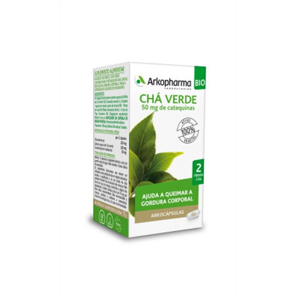Arkocápsulas Green Tea Bio Capsules, 40 Units