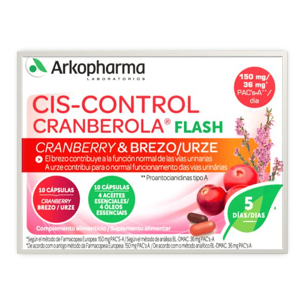 Cis-Control Cranberola Flash Caps X20