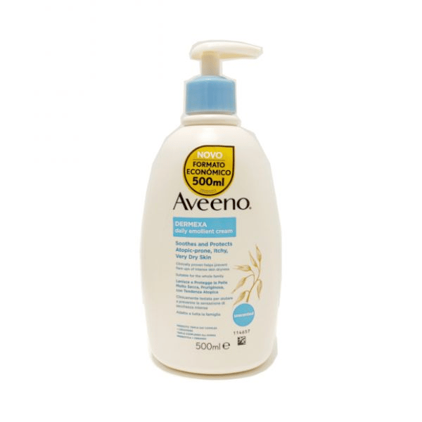 Aveeno Dermexa Emollient Cream 500ml Eco-Sized