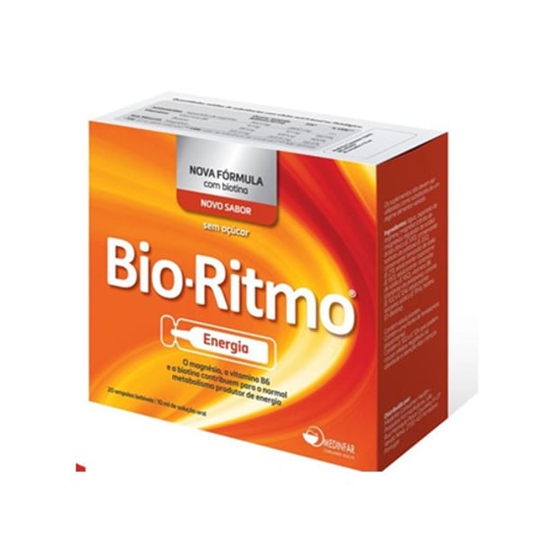 Bio-Ritmo Energia 20 Ampolas Bebíveis 10ml