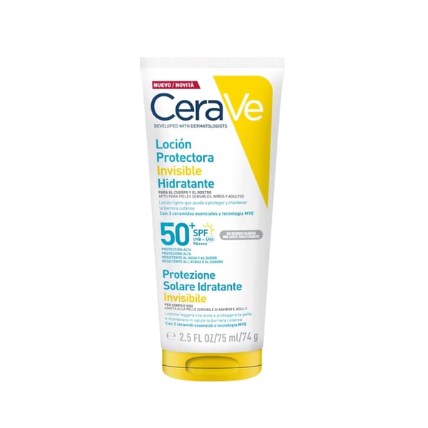 CeraVe Loção Protetora Invisível Hidratante SPF50+ 75ml