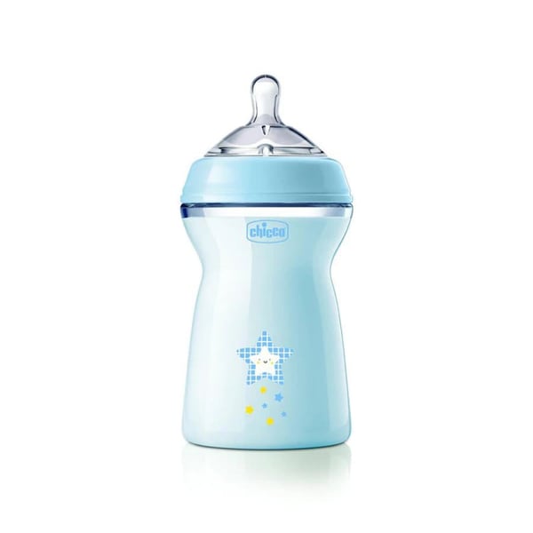 Chicco Natural Feeling Bottle 6m+ Blue - 330 mL
