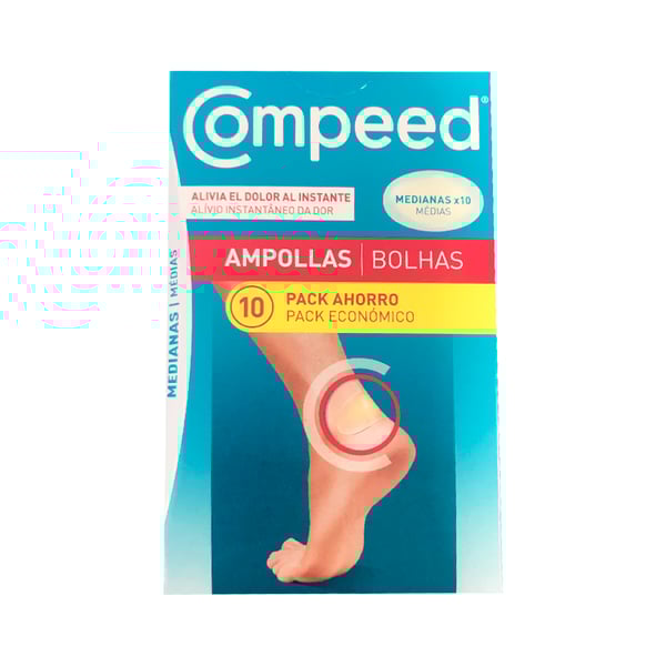 Compeed Pensos para bolhas médias 10 Unidade(s) Formato económico