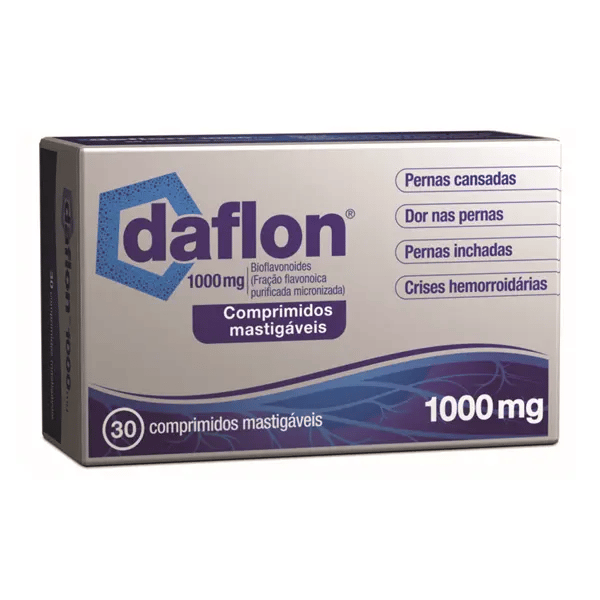 Daflon 1000 , 1000 mg Blister 30 Unidade(s) Comp mastigável