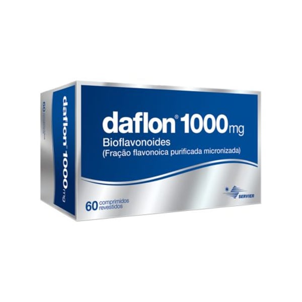 Daflon 1000 , 1000 mg Blister 60 Unidade(s) Comp revest pelic