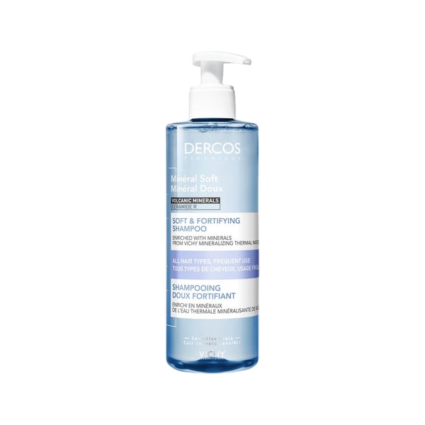 Dercos Mineral Soft Gentle and Strengthening Shampoo 400ml