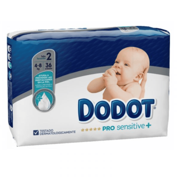 Dodot Pro sensitive+ Diaper T2 4-8kg X36