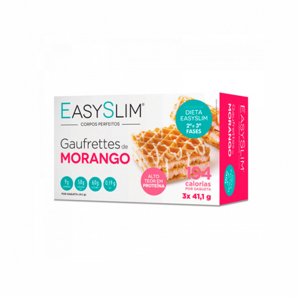Easyslim Gaufrett Morango 41,1g X 3