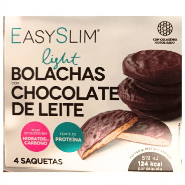 Easyslim Light Saqueta Bolachas Chocolate Leite 26GX4