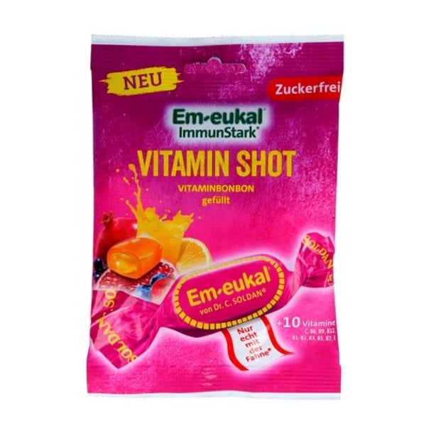 Em-Eukal Vitamin Shot S/Açucar Rebuçados Tosse75G