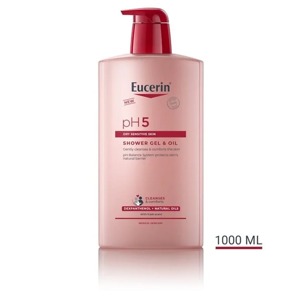 Eucerin pH5 Gel & Óleo Duche 1L