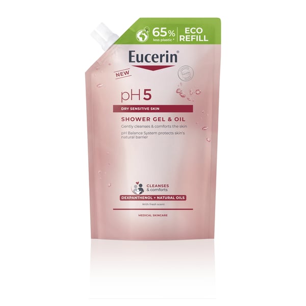 Eucerin pH5 Gel & Óleo Duche Recarga 400ml