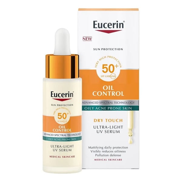 <mark>Eucerin</mark> <mark>Sun</mark>face Oil Control UV Sérum FPS 50+ 30ml