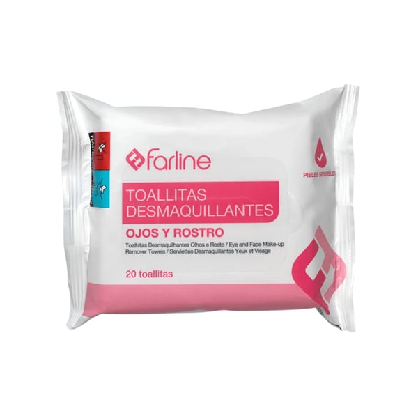 Farline Toalhitas Desmaquilhantes x25