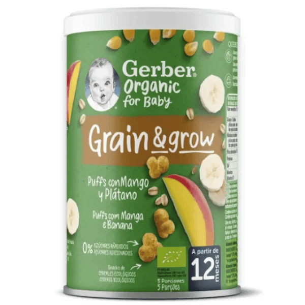 Gerber Org Grain&Grow Snack Mango/Banana 35g