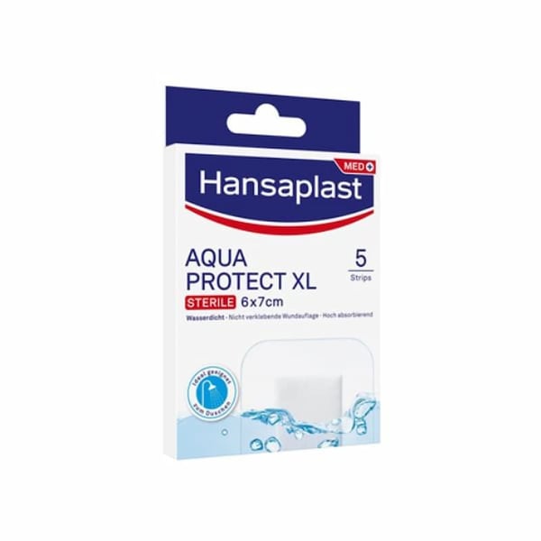 Hansaplast Aqua Protect Plaster 6X7Cm X5