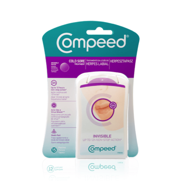 Compeed Invisible Cold Sore Patches 15 Units