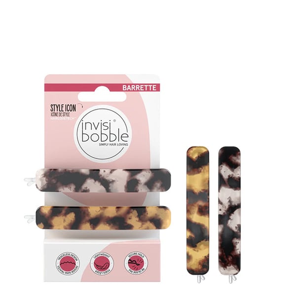 Invisibobble Barrette Havana Mama X2