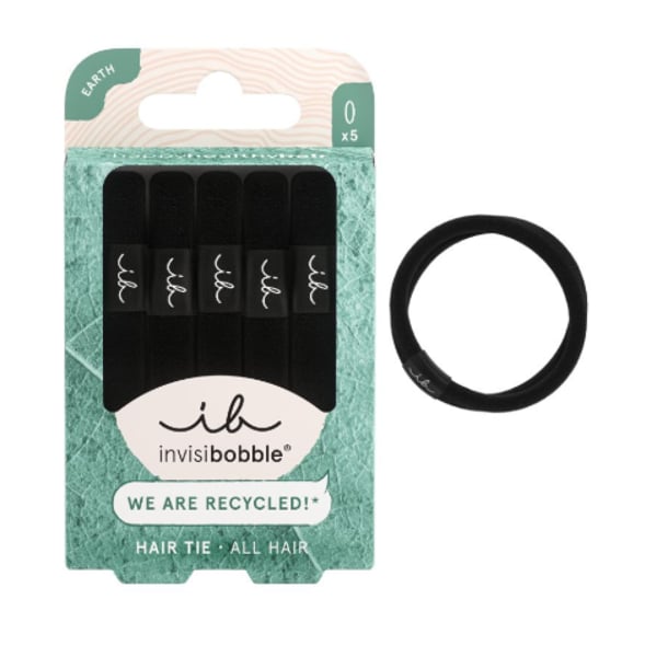 Invisibobble Ecotie Elastico Cabelo Black X5