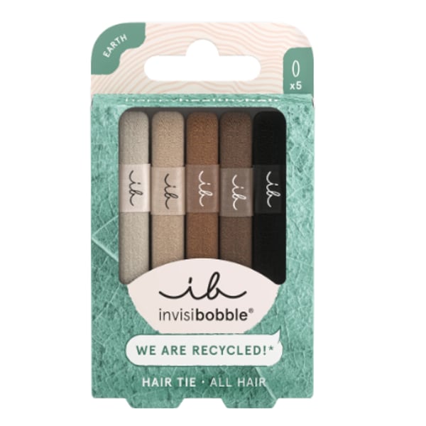 Invisibobble Ecotie Elastico Cabelo Mocha X5