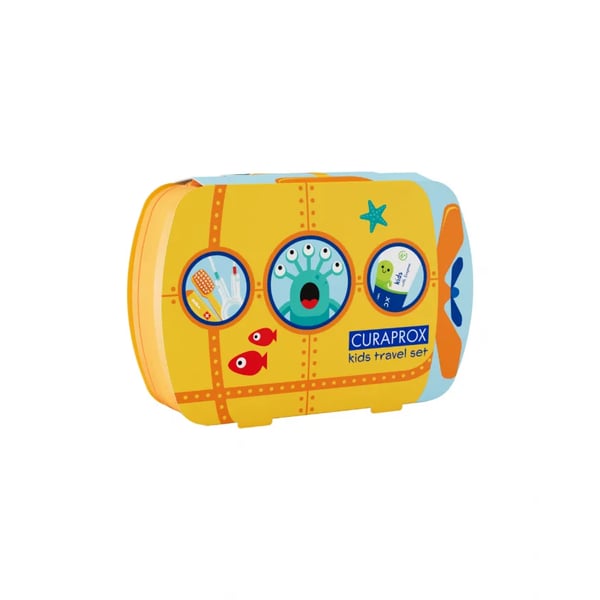 Curaprox Kids Travel Kit Orange
