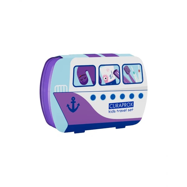 Curaprox Kids Travel Kit Purple