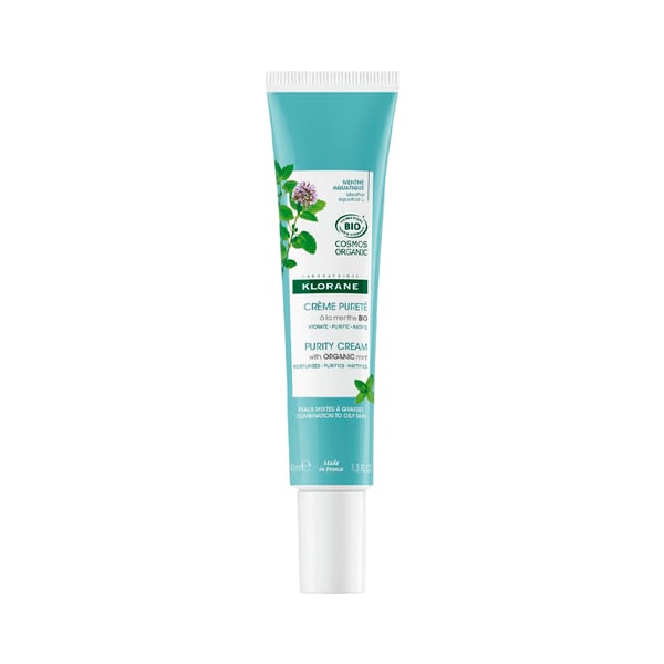 Klorane Menta Aquática Creme Rosto Purificante 40Ml