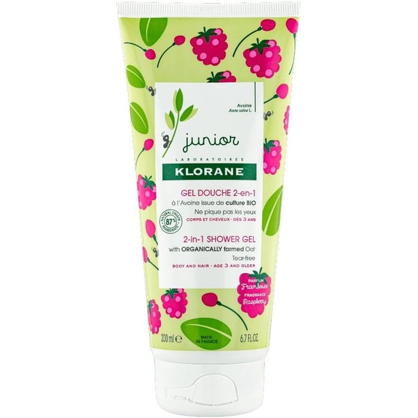 Klorane Petit Júnior Gel Corpo Cabelo Framboesa