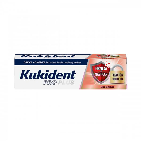 Kukident Firmeza Ao Mastigar Creme Adesivo S/Sabor 40g