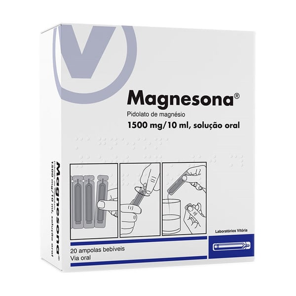 Magnesona 20 Ampolas