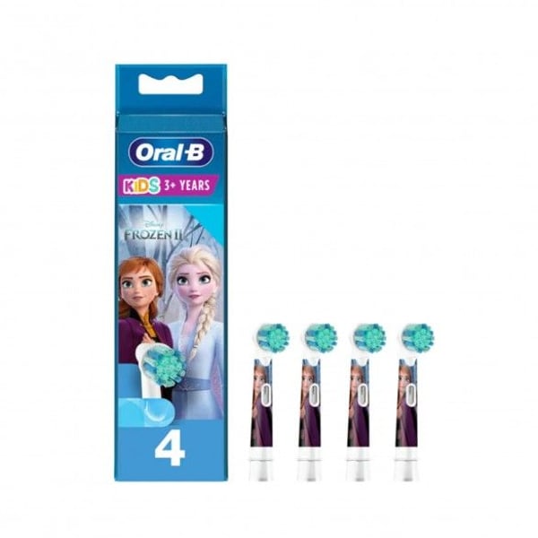 Oral B Kids Frozen Electric Toothbrush Head Refills X4