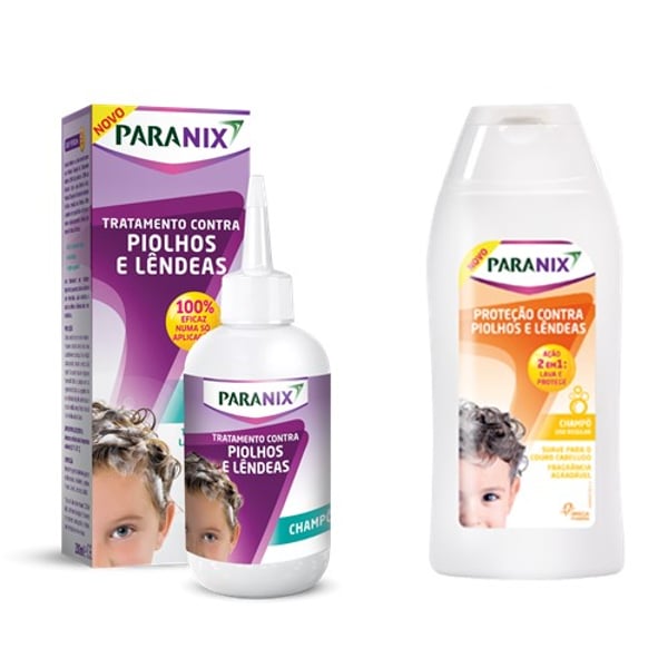 Paranix Champô Tratamento c/ Oferta Champô Proteção Piolho/Lêndeas