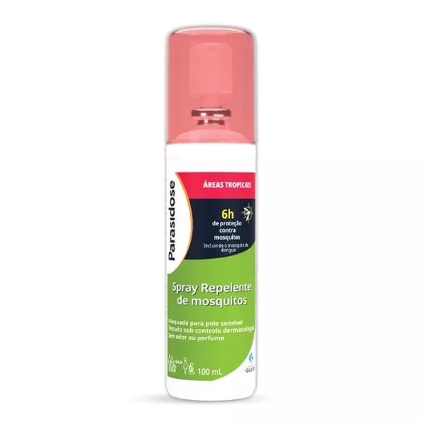 Parasidose Spray Repelente Mosquitos Tropicais 100ml