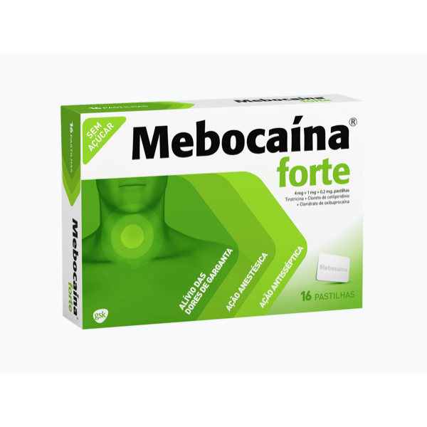 Mebocaína Forte 16 Pastilhas