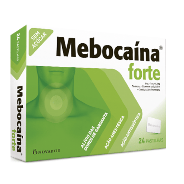 Mebocaína Forte 24 Pastilhas