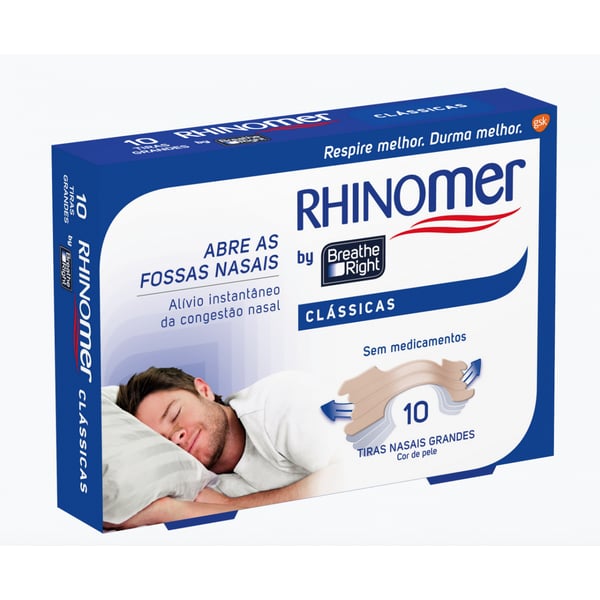 Rhinomer by Breathe Right Clássicas Grandes x 10